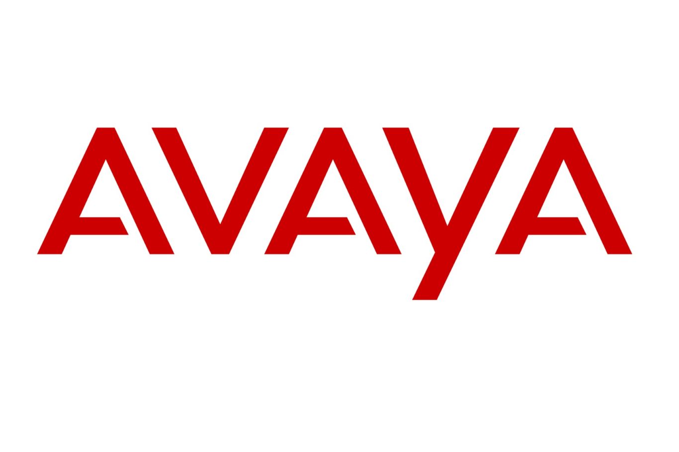 Red text logo displaying the word "AVAYA".