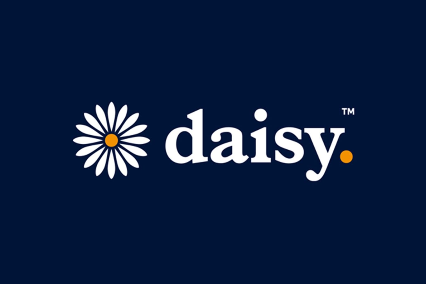 Logo featuring the word "daisy" next to a stylised daisy flower.