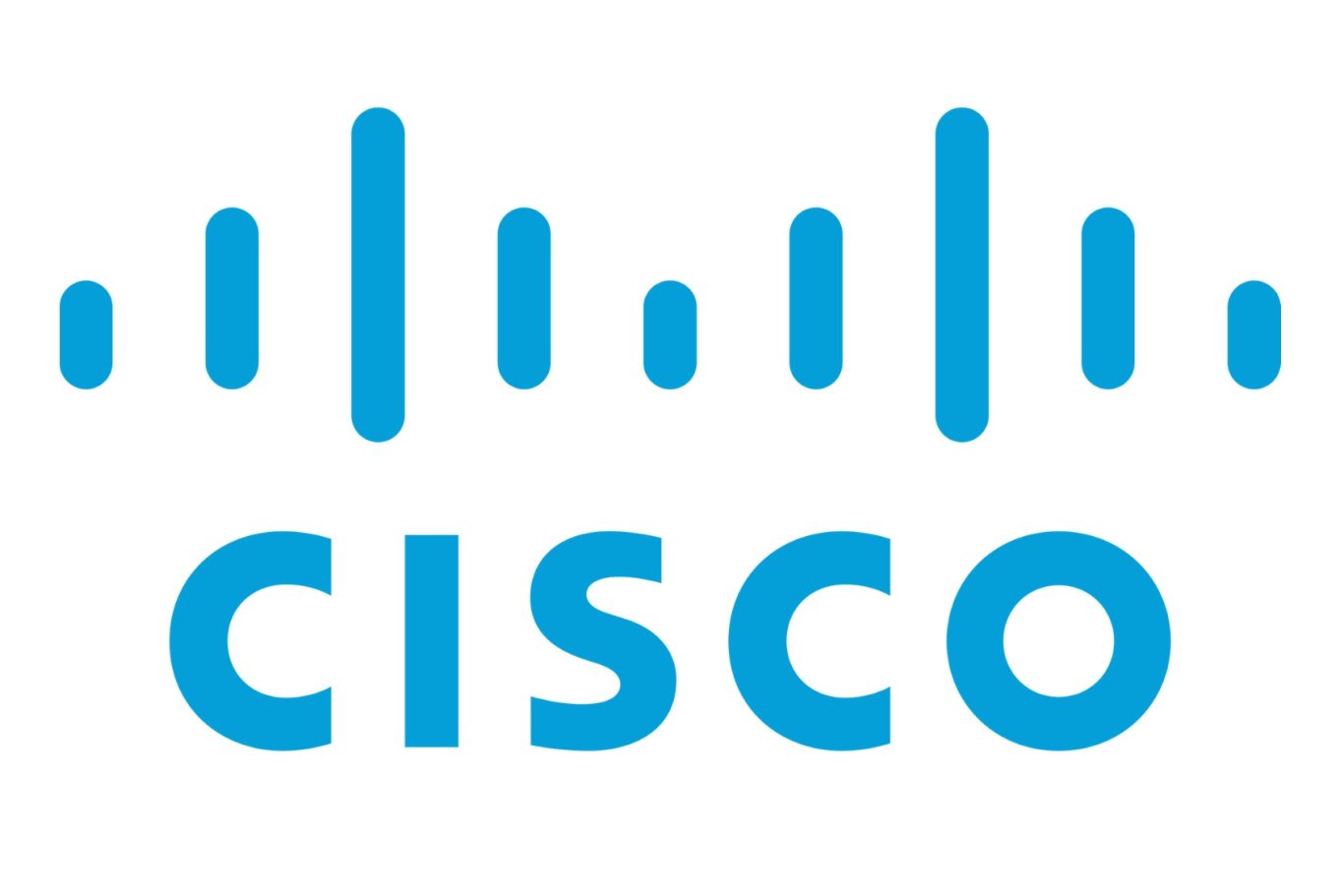 Cisco logo featuring blue stylised bars above the text "CISCO" in a clean font.