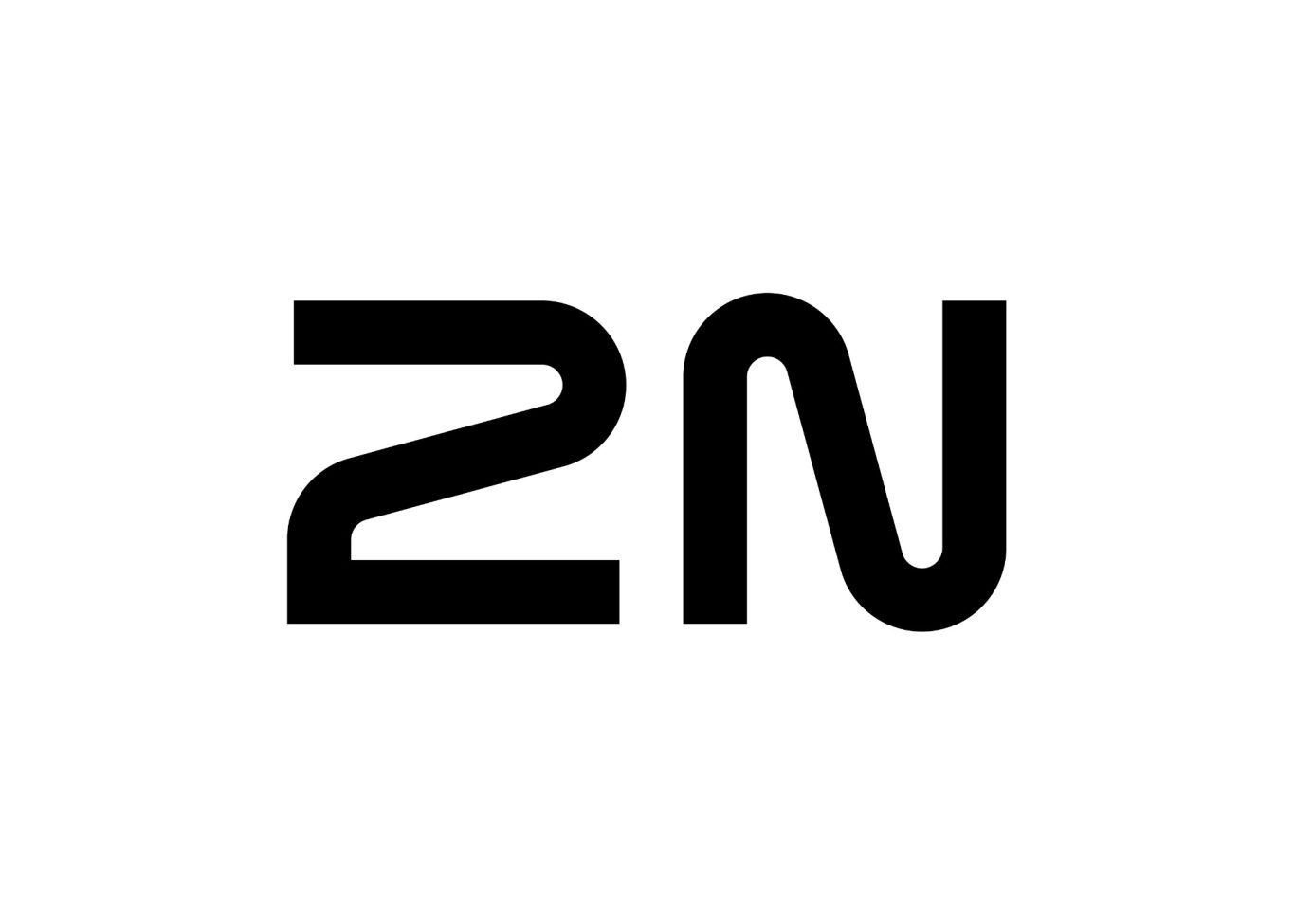 Stylised black and white logo featuring the number 2 and letter N.