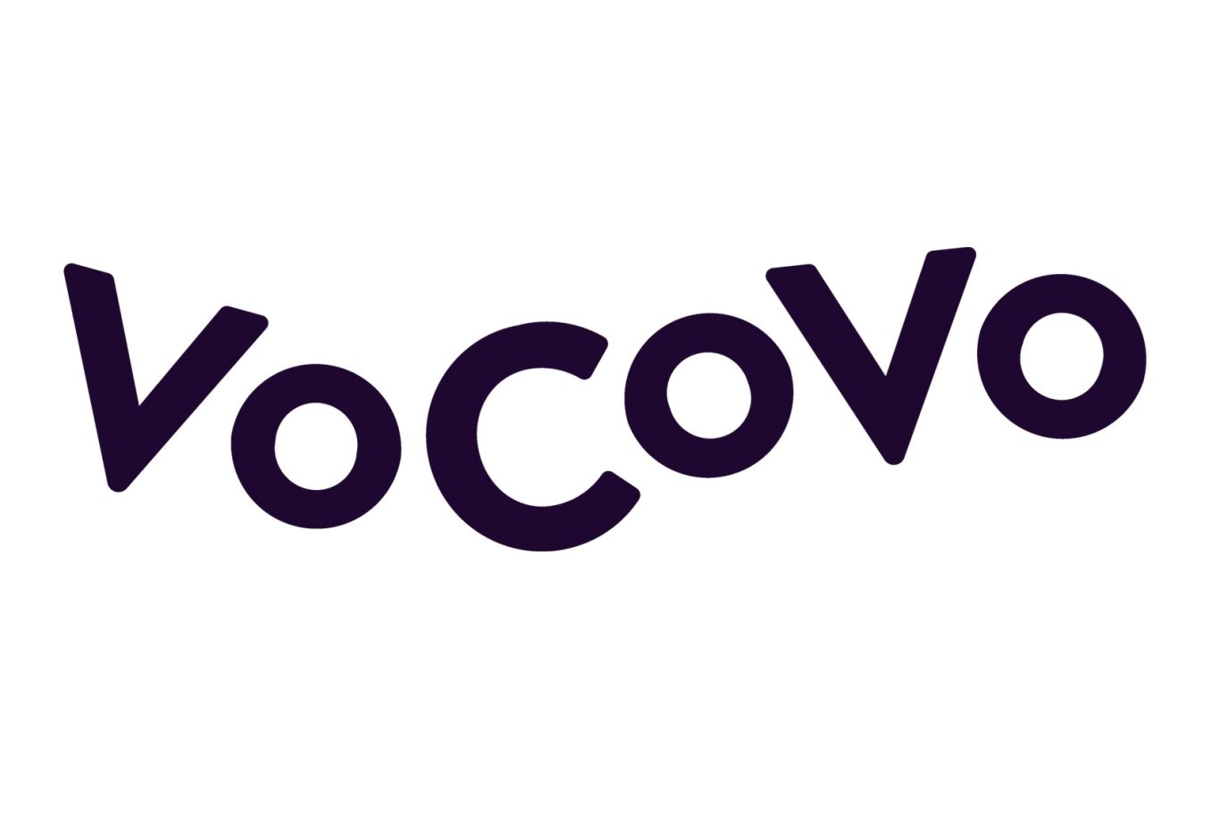 Logo of Vocovo featuring the brand name in a stylised font.